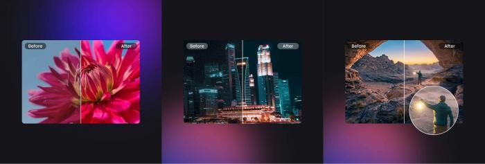 fotor AI video enhancer